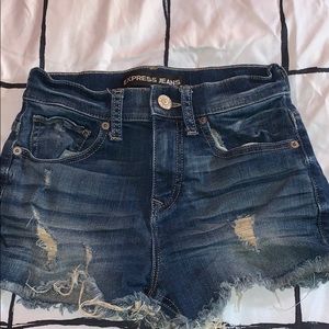 Express jean shorts
